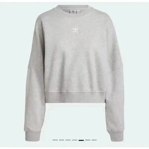 Adidas ESSENTIALS CREW FLEECE SWEATSHIRT Size L